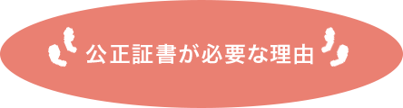 公正証書が必要な理由